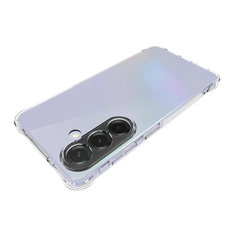 For-Samsung-Galaxy-S26-/-S26-Pro-Case-WANLONFENG-WL-Series-2.0mm-TPU-Phone-Cover-with-Tempered-Glass-Film-Transparent