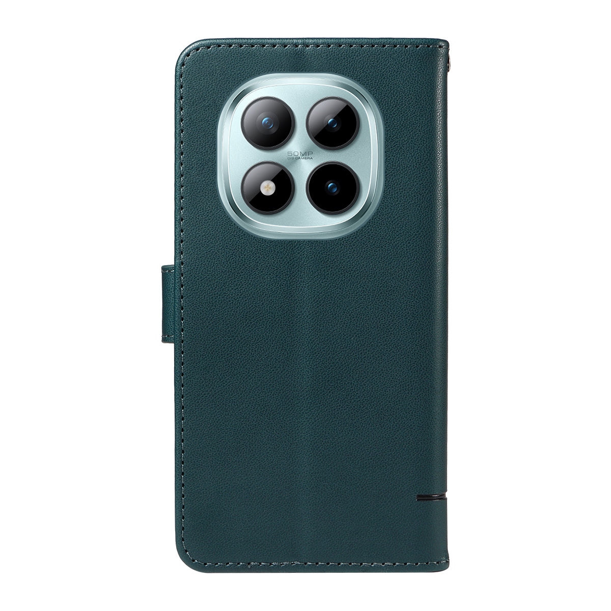 For Xiaomi Poco M8 Pro 5G / Redmi Note 15 Pro+ 5G (Global) Case Cat Pattern Imprint Leather Phone Cover with Wrist Strap - Blue