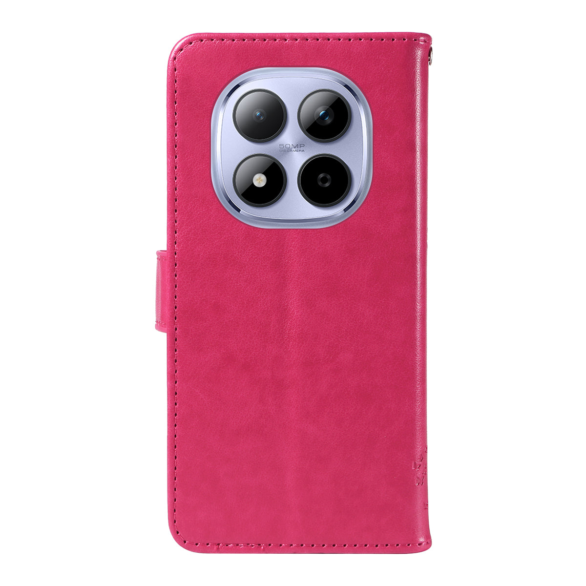 For Xiaomi Redmi Note 15 Pro 5G (Global) Phone Case with Stand Cat Tree Pattern Leather Wallet Mobile Cover - Rose