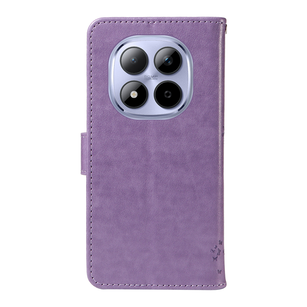 For Xiaomi Redmi Note 15 Pro 5G (Global) Phone Case with Stand Cat Tree Pattern Leather Wallet Mobile Cover -  Light Purple