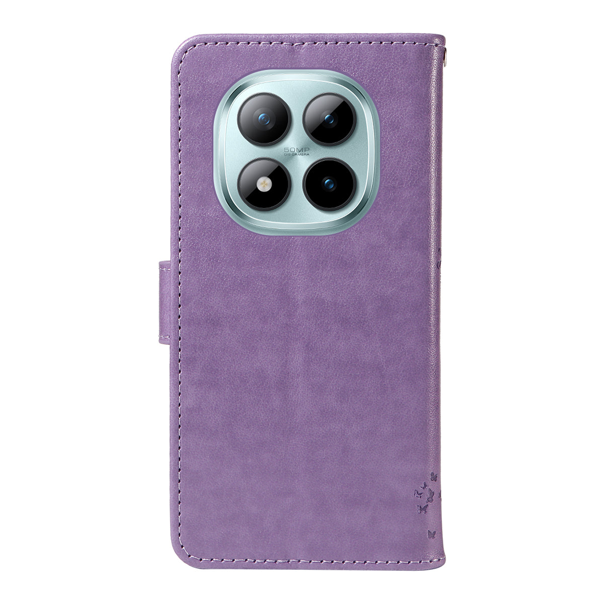 For Xiaomi Poco M8 Pro 5G / Redmi Note 15 Pro+ 5G (Global) Phone Case with Stand Cat Tree Pattern Leather Wallet Mobile Cover -  Light Purple