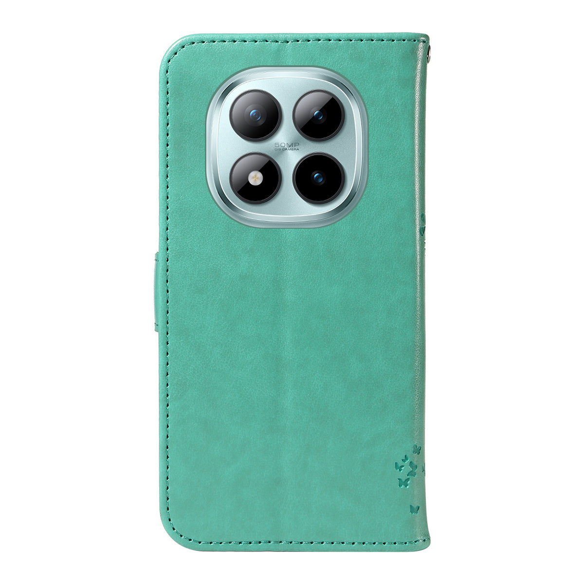 For Xiaomi Poco M8 Pro 5G / Redmi Note 15 Pro+ 5G (Global) Phone Case with Stand Cat Tree Pattern Leather Wallet Mobile Cover - Green