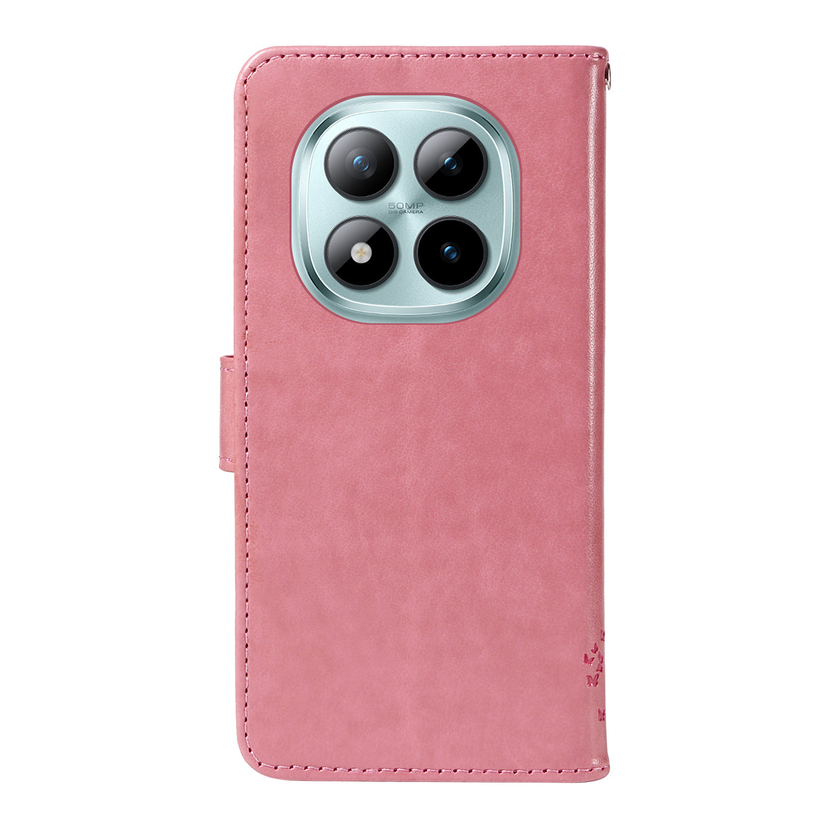 For Xiaomi Poco M8 Pro 5G / Redmi Note 15 Pro+ 5G (Global) Phone Case with Stand Cat Tree Pattern Leather Wallet Mobile Cover - Pink