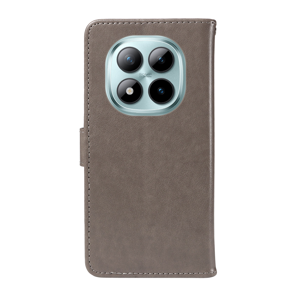 For Xiaomi Poco M8 Pro 5G / Redmi Note 15 Pro+ 5G (Global) Leather Wallet Case Cat Bee Pattern Phone Cover Stand - Grey