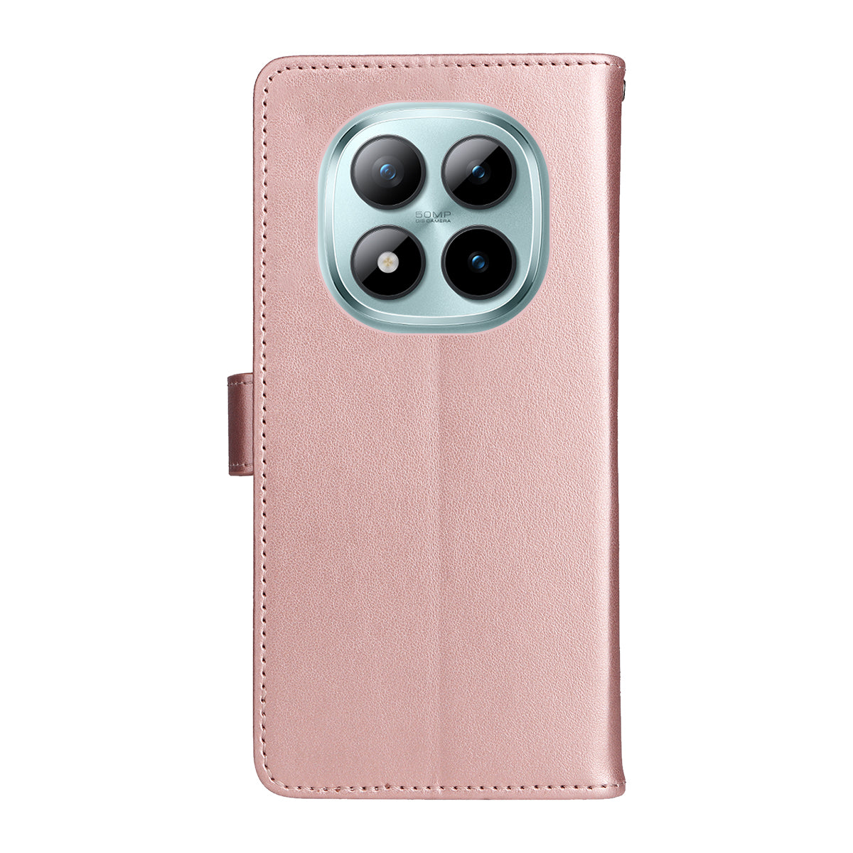 For Xiaomi Poco M8 Pro 5G / Redmi Note 15 Pro+ 5G (Global) Leather Wallet Case Cat Bee Pattern Phone Cover Stand - Rose Gold