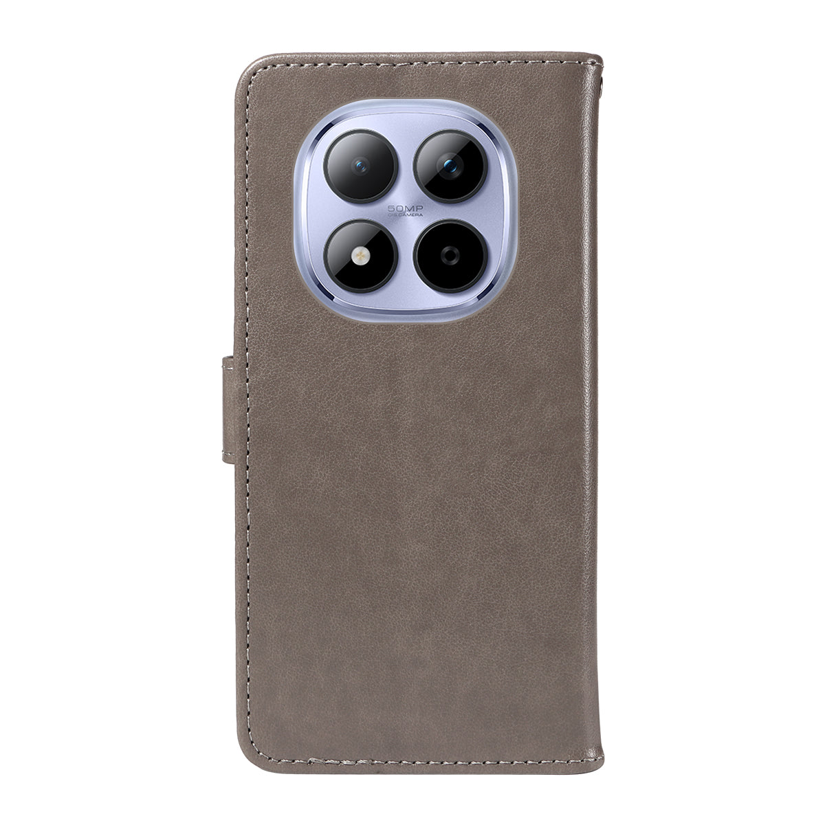 For Xiaomi Redmi Note 15 Pro 5G (Global) Leather Wallet Case Cat Bee Pattern Phone Cover Stand - Grey