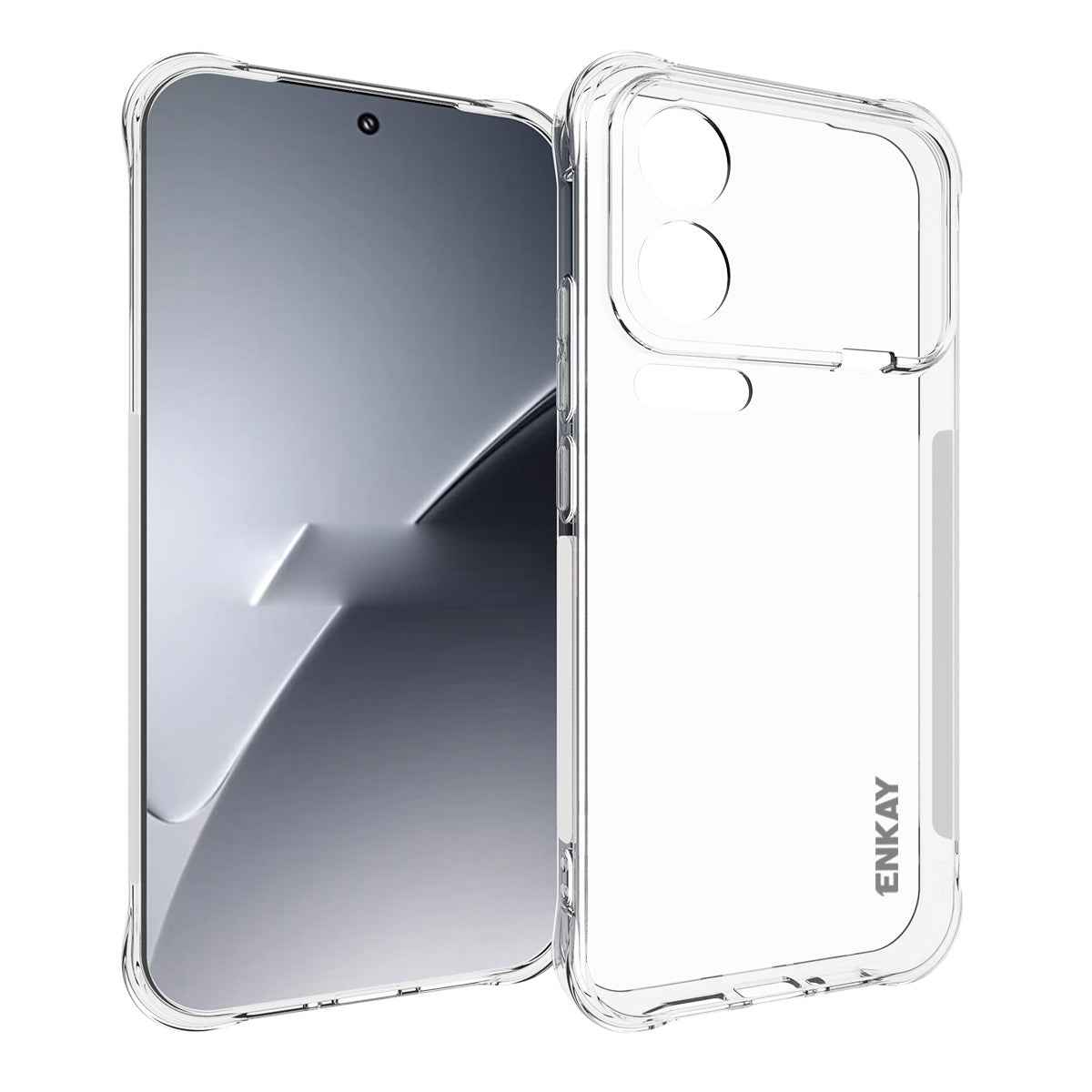 For Xiaomi 17 Pro Clear Phone Case ENKAY HAT PRINCE Shockproof Anti-slip TPU Cover - Transparent