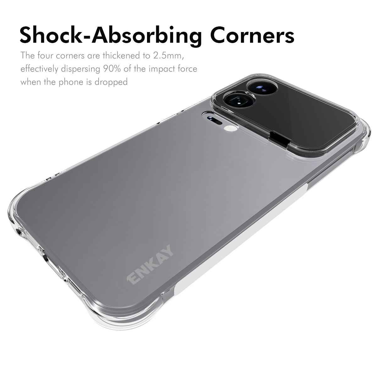 For Xiaomi 17 Pro Clear Phone Case ENKAY HAT PRINCE Shockproof Anti-slip TPU Cover - Transparent