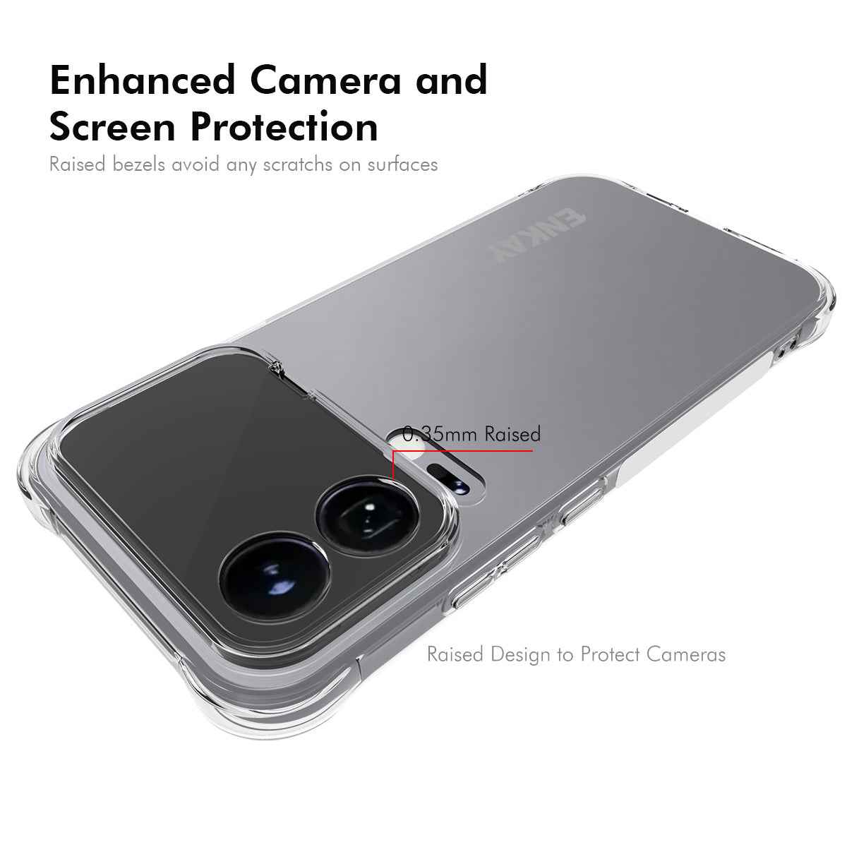 For Xiaomi 17 Pro Clear Phone Case ENKAY HAT PRINCE Shockproof Anti-slip TPU Cover - Transparent
