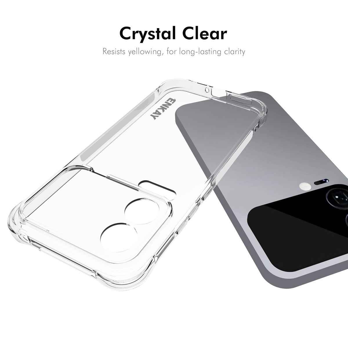 For Xiaomi 17 Pro Clear Phone Case ENKAY HAT PRINCE Shockproof Anti-slip TPU Cover - Transparent