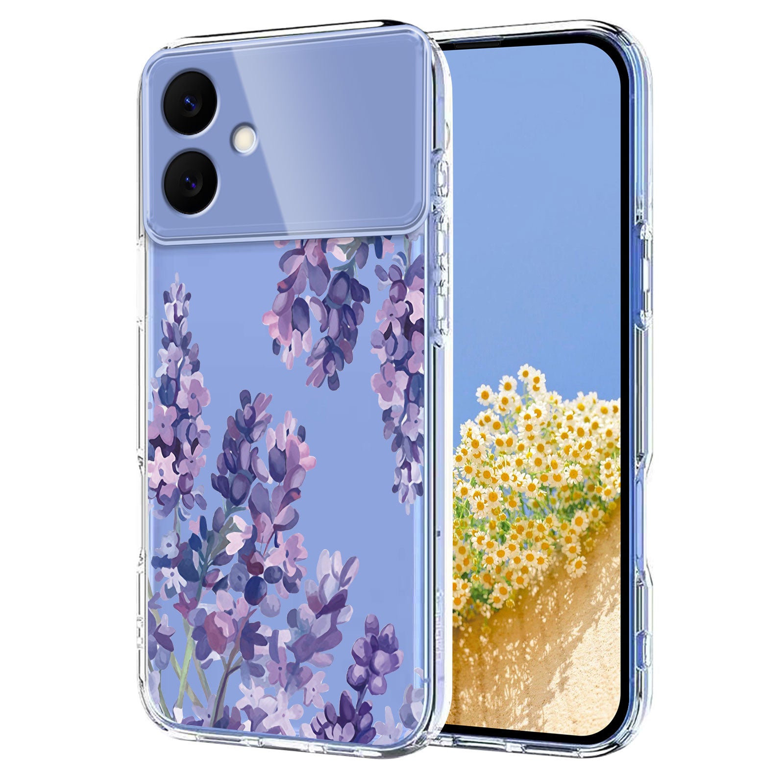 For-Samsung-Galaxy-S26-Edge-Case-Butterfly-Floral-Pattern-Printing-TPU-Phone-Back-Cover-Wisteria