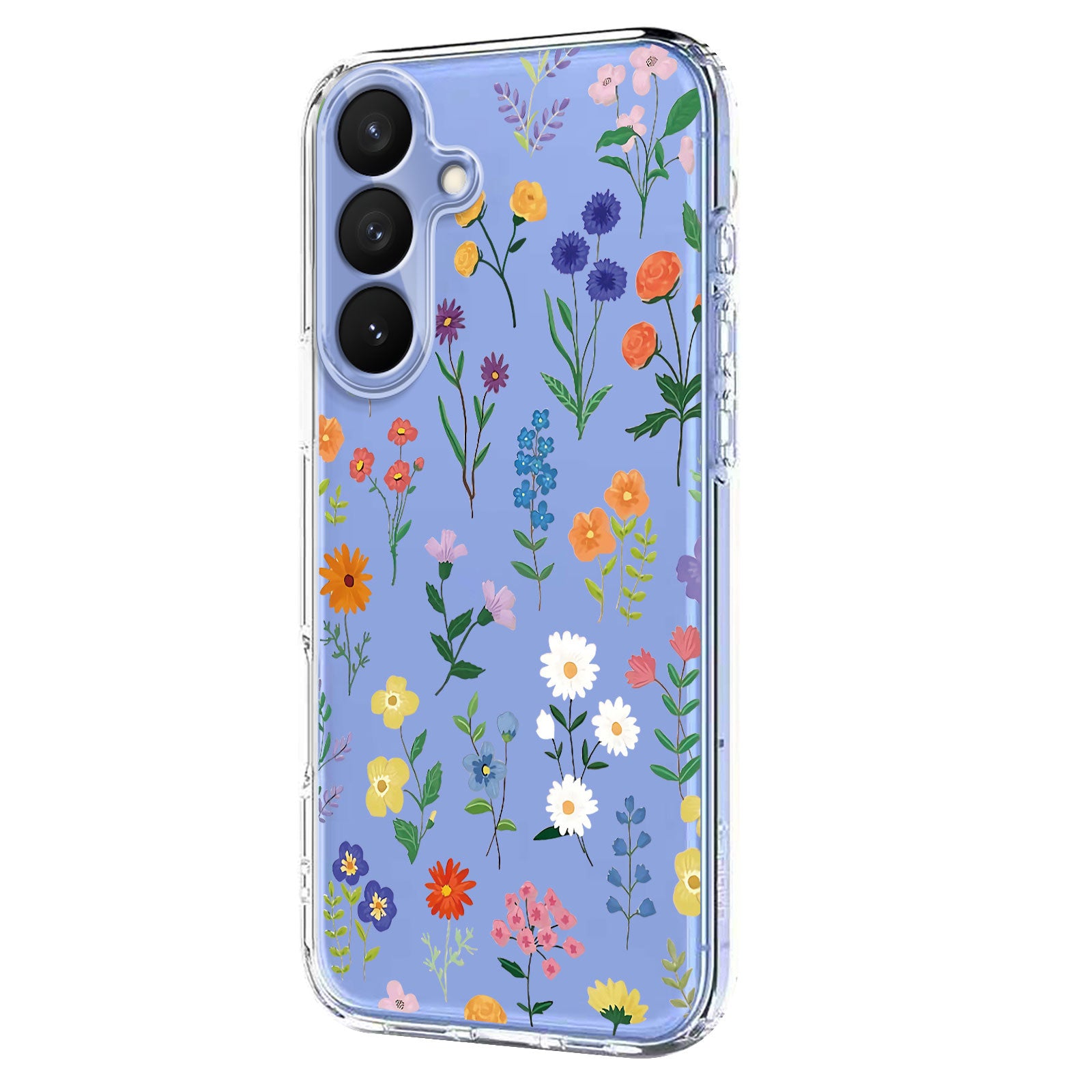 For-Samsung-Galaxy-S26-/-S26-Pro-Case-Butterfly-Floral-Pattern-Printing-TPU-Phone-Back-Cover-Daisies