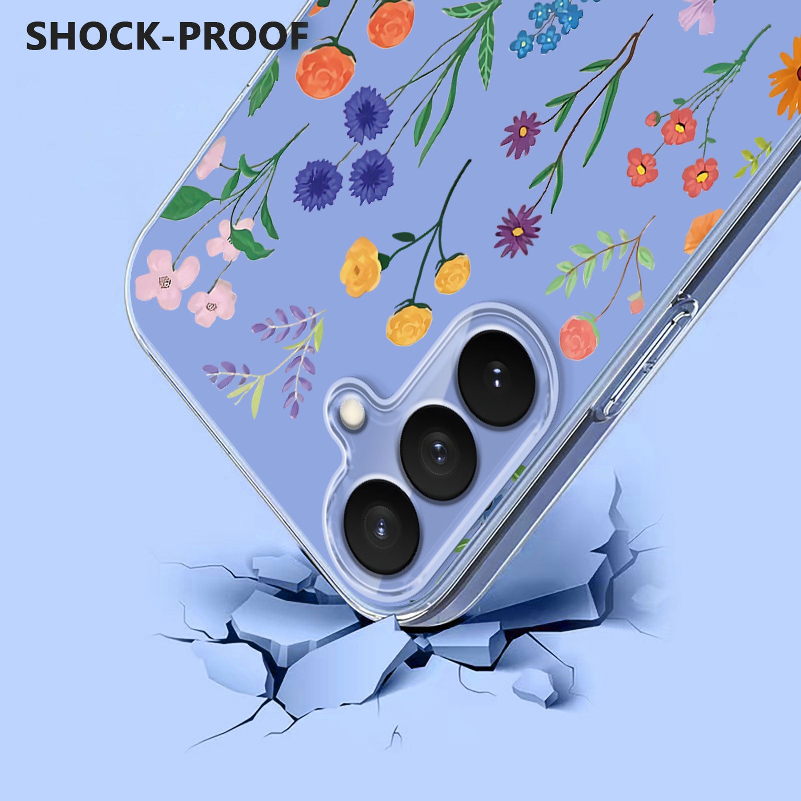 For-Samsung-Galaxy-S26-/-S26-Pro-Case-Butterfly-Floral-Pattern-Printing-TPU-Phone-Back-Cover-Daisies