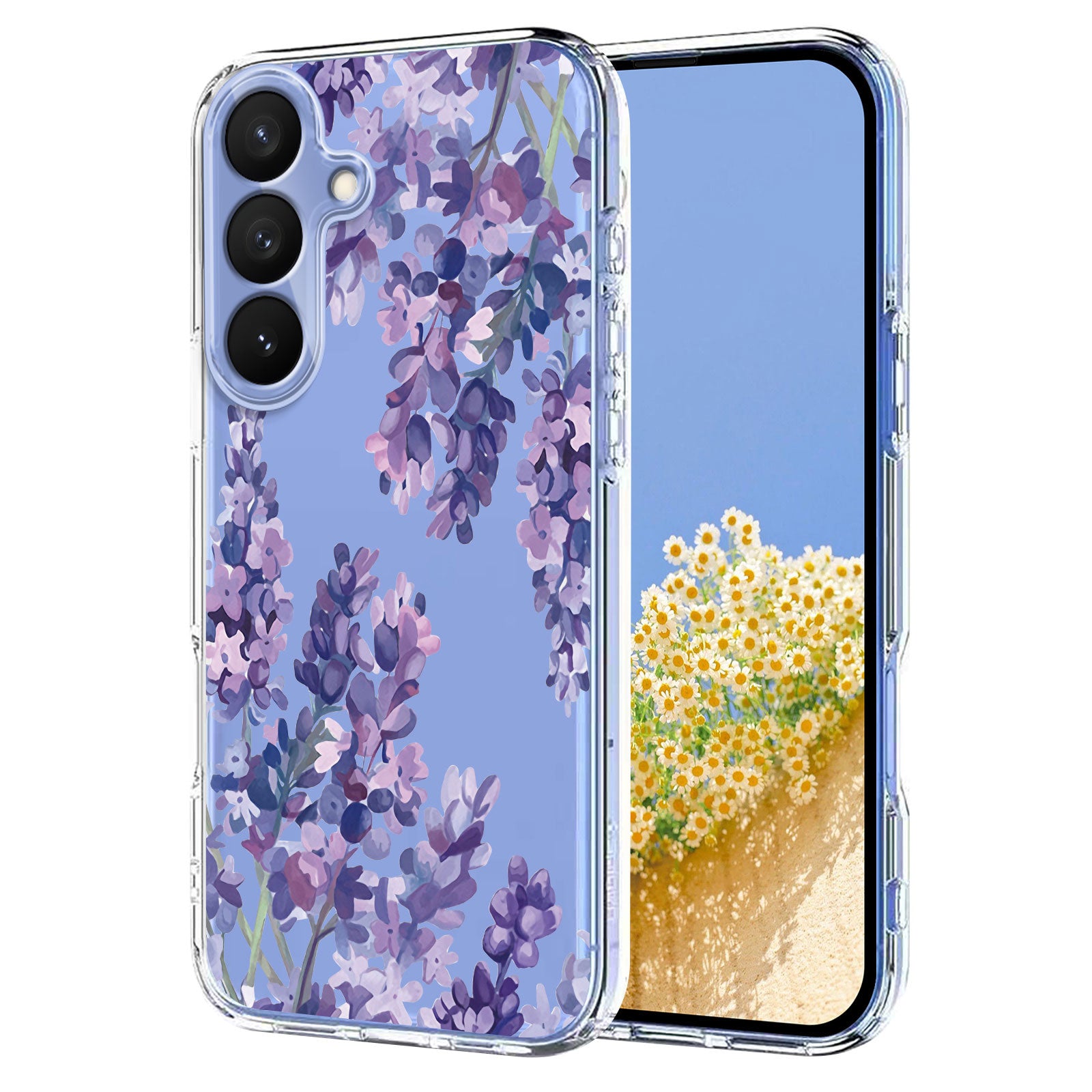 For-Samsung-Galaxy-S26-/-S26-Pro-Case-Butterfly-Floral-Pattern-Printing-TPU-Phone-Back-Cover-Wisteria