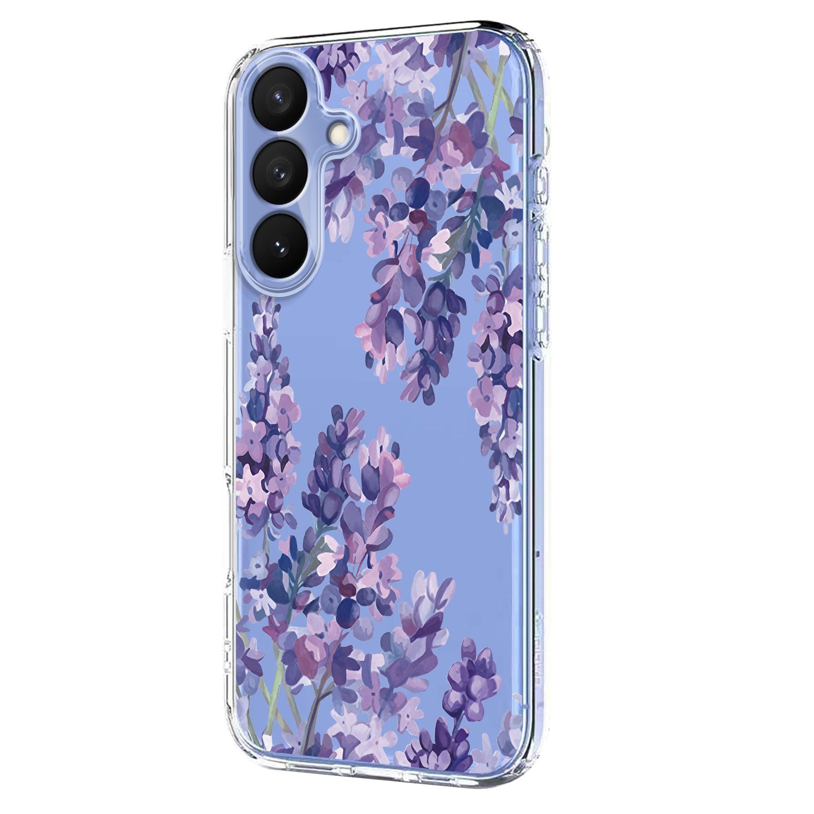 For-Samsung-Galaxy-S26-/-S26-Pro-Case-Butterfly-Floral-Pattern-Printing-TPU-Phone-Back-Cover-Wisteria