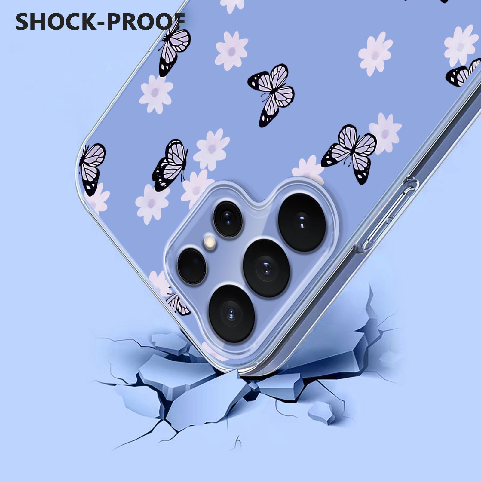 For-Samsung-Galaxy-S26-Ultra-Case-Butterfly-Floral-Pattern-Printing-TPU-Phone-Back-Cover-Butterflies