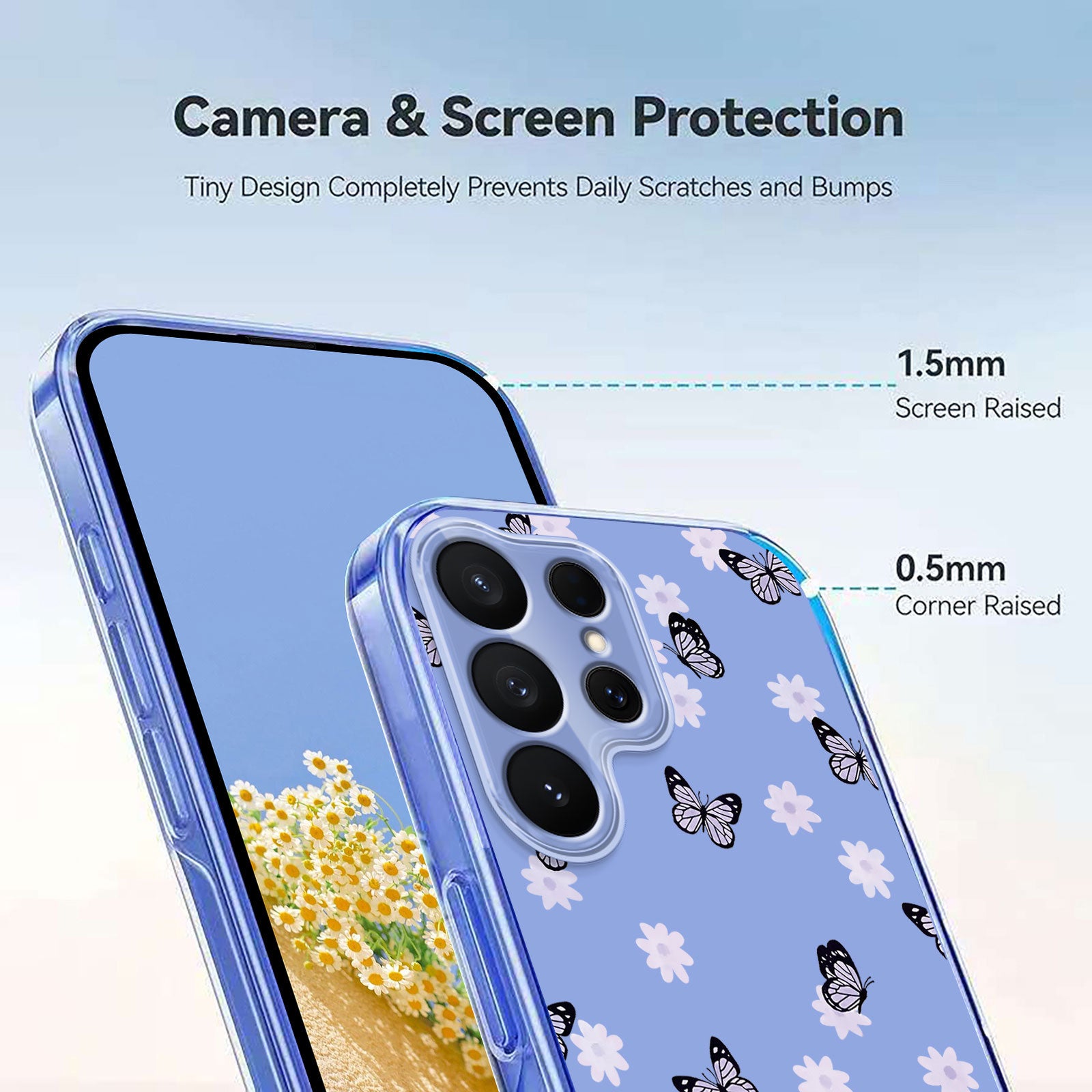 For-Samsung-Galaxy-S26-Ultra-Case-Butterfly-Floral-Pattern-Printing-TPU-Phone-Back-Cover-Butterflies