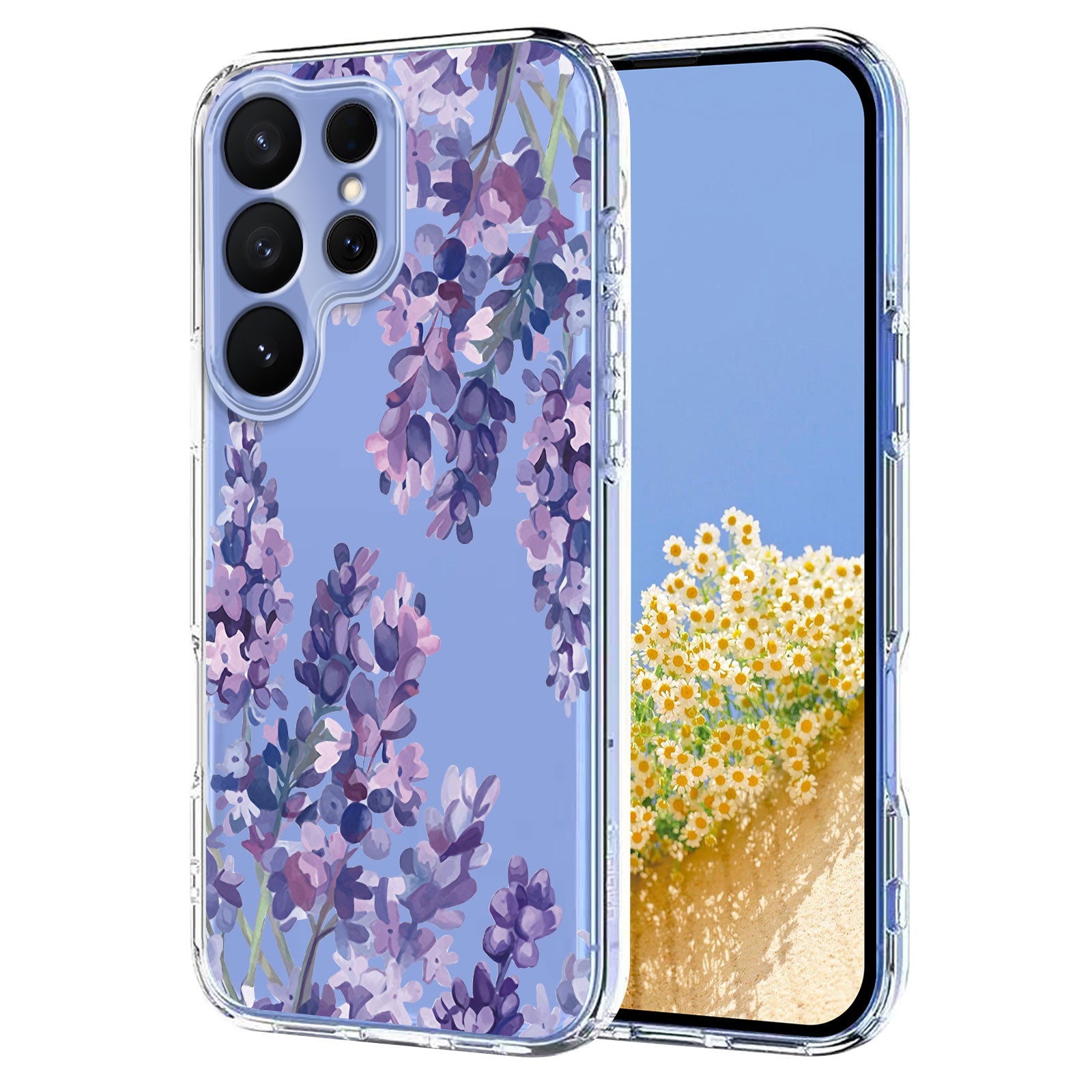 For-Samsung-Galaxy-S26-Ultra-Case-Butterfly-Floral-Pattern-Printing-TPU-Phone-Back-Cover-Wisteria