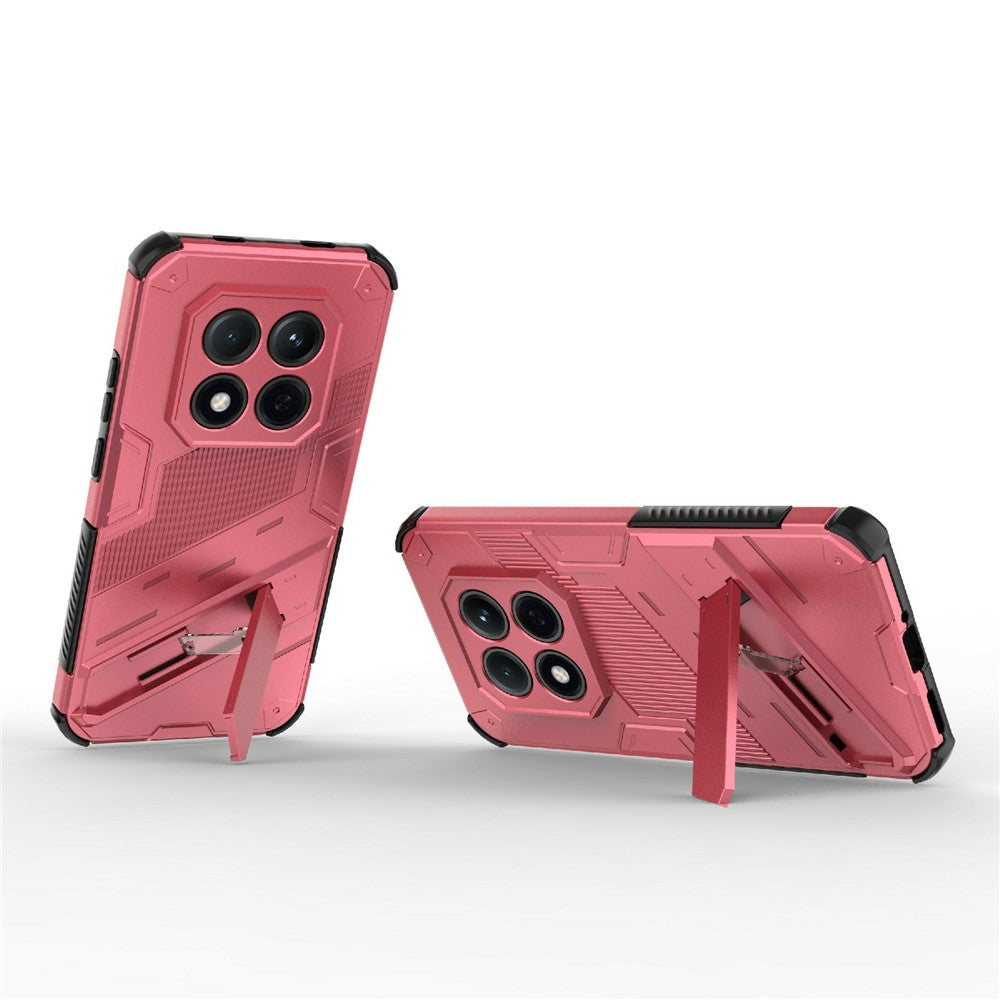 For Xiaomi Redmi Note 15 Pro 5G (Global) Case PC + TPU Shockproof Phone Cover with Kickstand - Rose