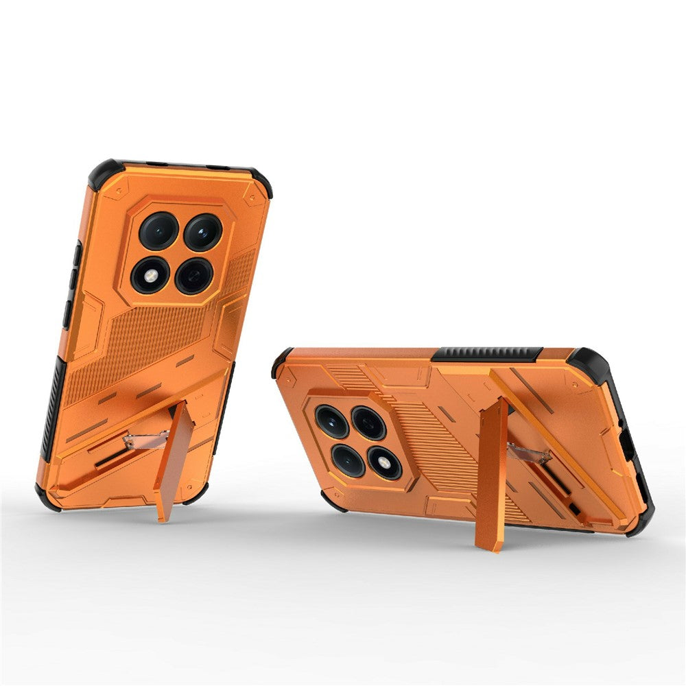 For Xiaomi Redmi Note 15 Pro 5G (Global) Case PC + TPU Shockproof Phone Cover with Kickstand - Orange