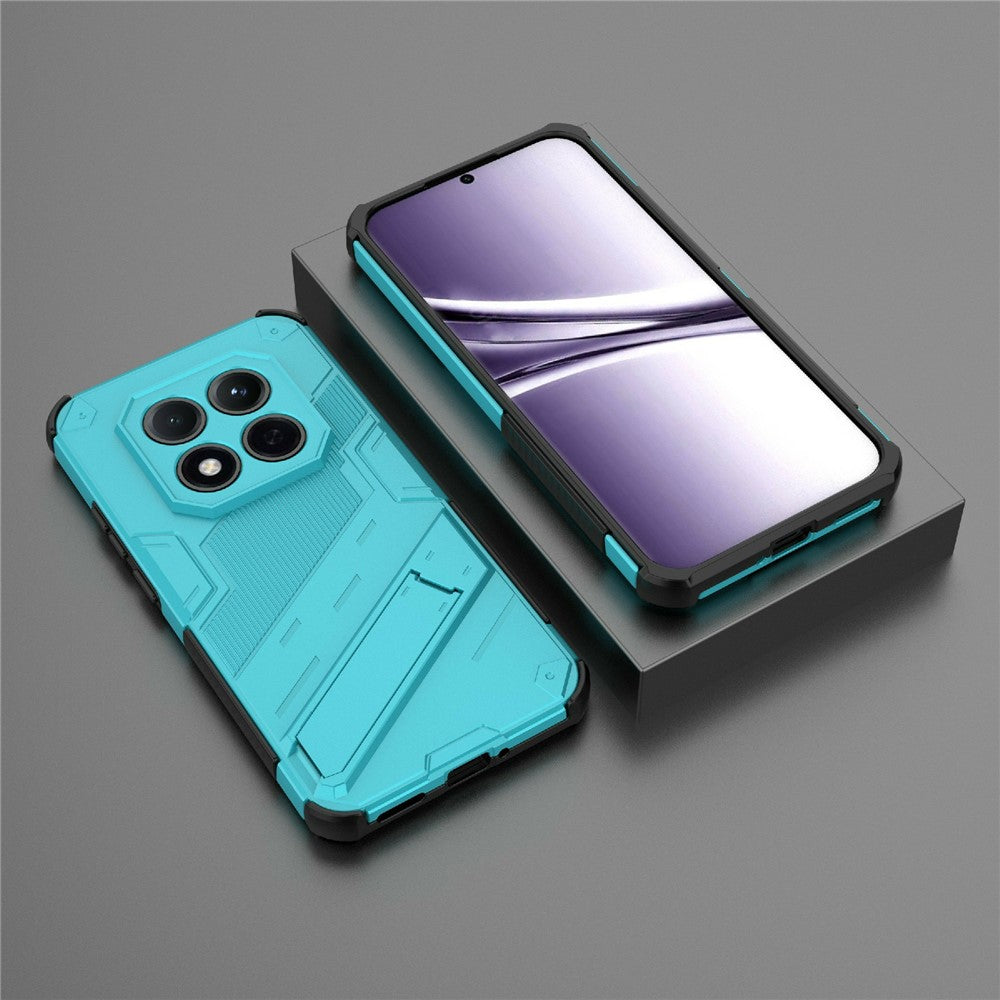 For Xiaomi Redmi Note 15 Pro 5G (Global) Case PC + TPU Shockproof Phone Cover with Kickstand - Baby Blue
