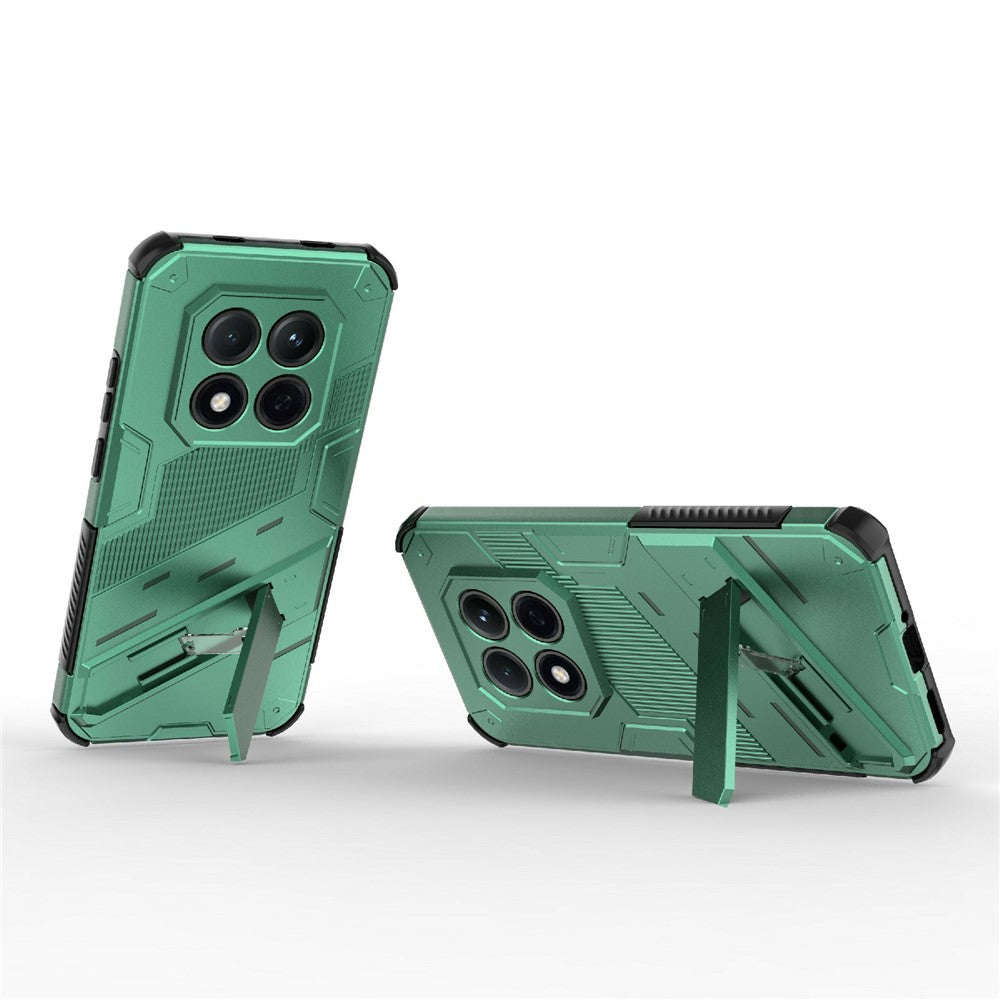 For Xiaomi Redmi Note 15 Pro 5G (Global) Case PC + TPU Shockproof Phone Cover with Kickstand - Green