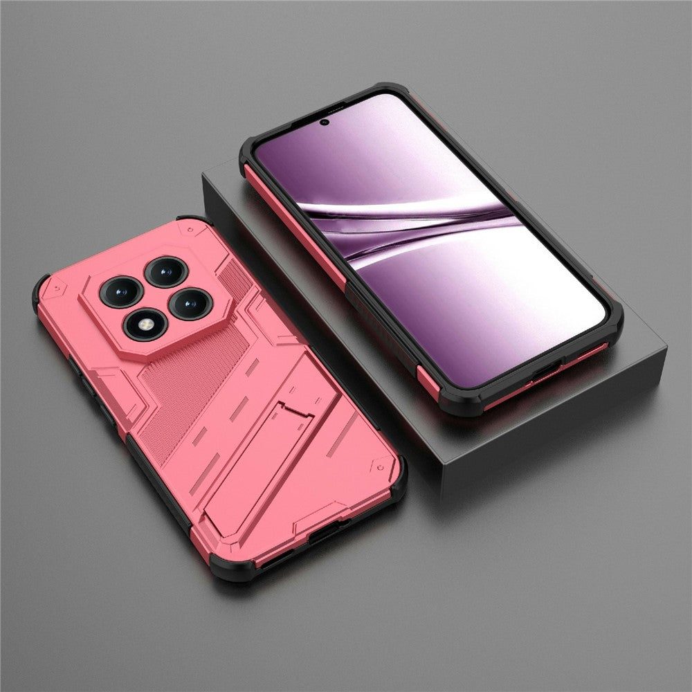 For Xiaomi Poco M8 Pro 5G / Redmi Note 15 Pro+ 5G (Global) Case PC + TPU Shockproof Phone Cover with Kickstand - Rose
