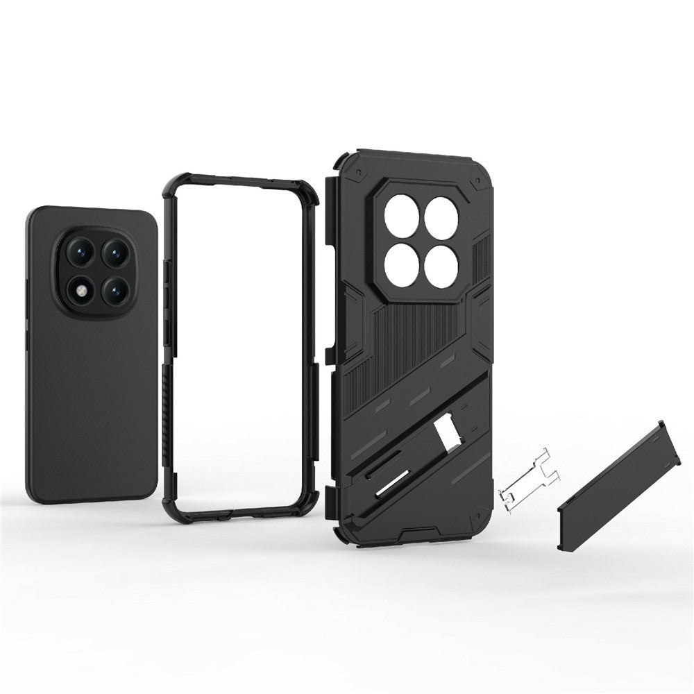 For Xiaomi Poco M8 Pro 5G / Redmi Note 15 Pro+ 5G (Global) Case PC + TPU Shockproof Phone Cover with Kickstand - Green