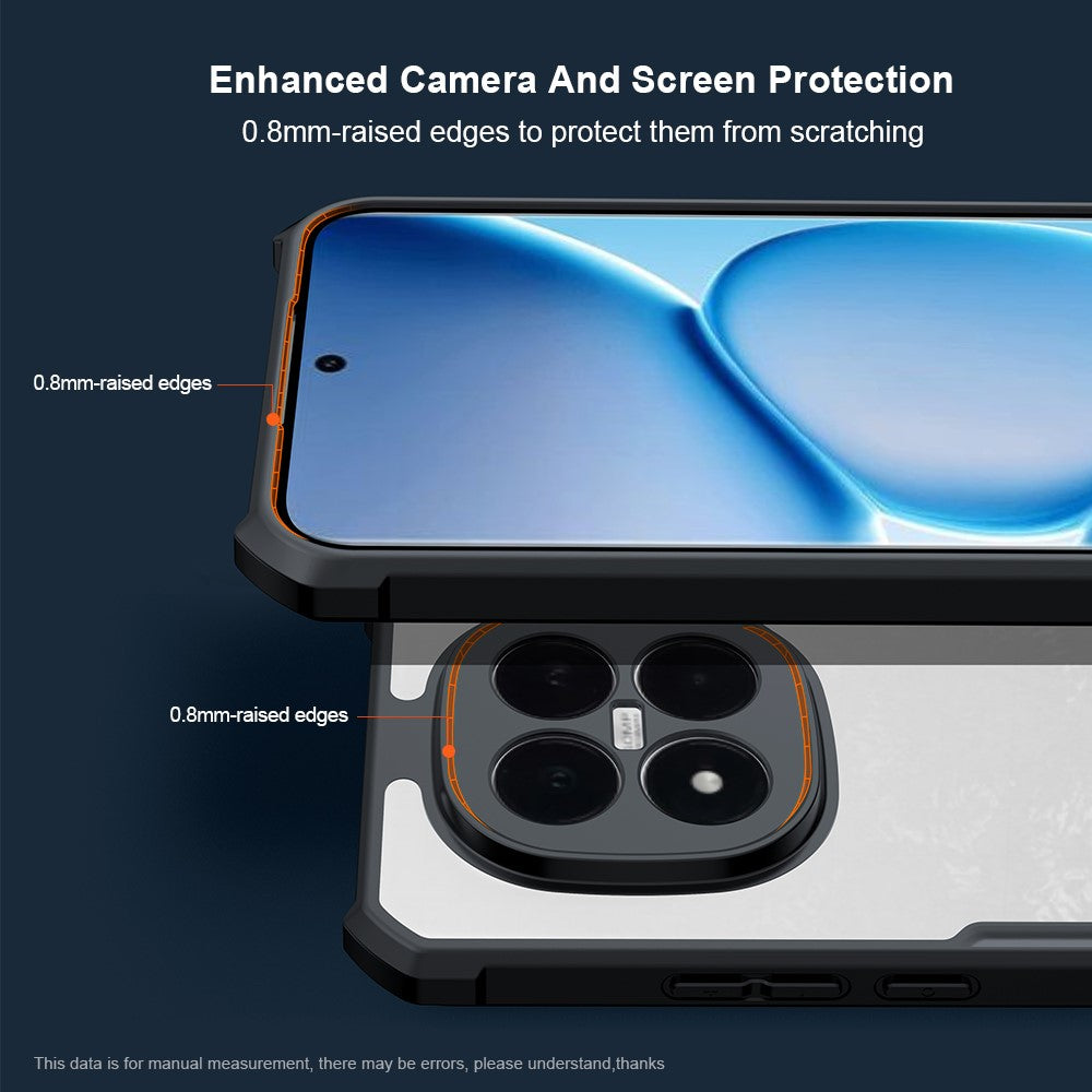 XUNDD For Xiaomi Poco M8 Pro 5G / Redmi Note 15 Pro+ 5G (Global) Case Dropproof TPU + Acrylic Clear Back Phone Cover