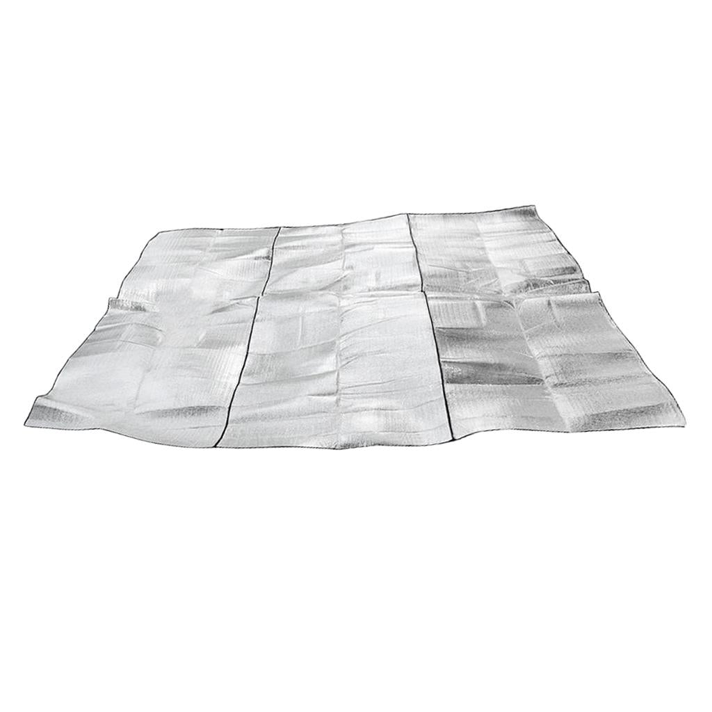 Aluminum Foil Foldable Waterproof Camping Blanket Picnic Beach Mat 300x300cm