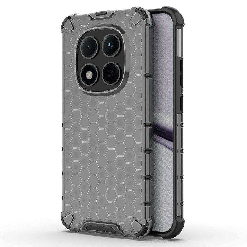 For Xiaomi Redmi Note 15 Pro 5G (Global) Case PC + TPU Phone Cover Honeycomb Shape - Black