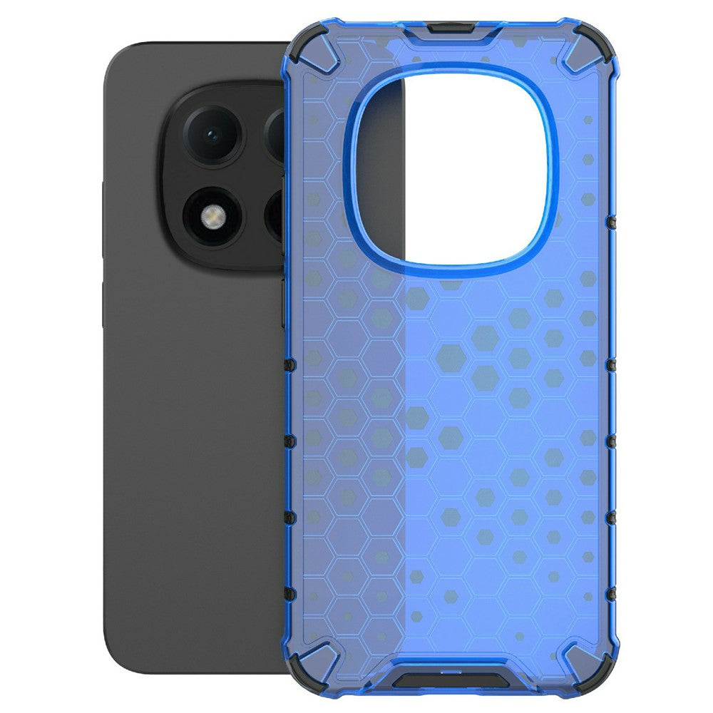 For Xiaomi Redmi Note 15 Pro 5G (Global) Case PC + TPU Phone Cover Honeycomb Shape - Blue