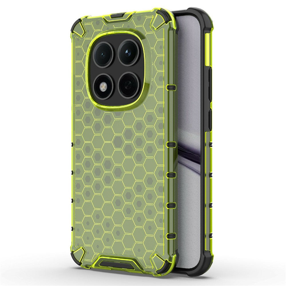 For Xiaomi Redmi Note 15 Pro 5G (Global) Case PC + TPU Phone Cover Honeycomb Shape - Green
