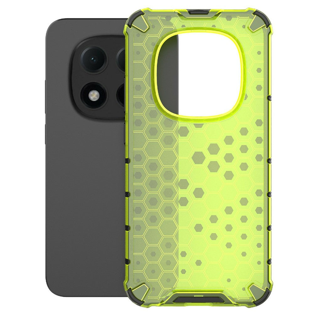 For Xiaomi Redmi Note 15 Pro 5G (Global) Case PC + TPU Phone Cover Honeycomb Shape - Green
