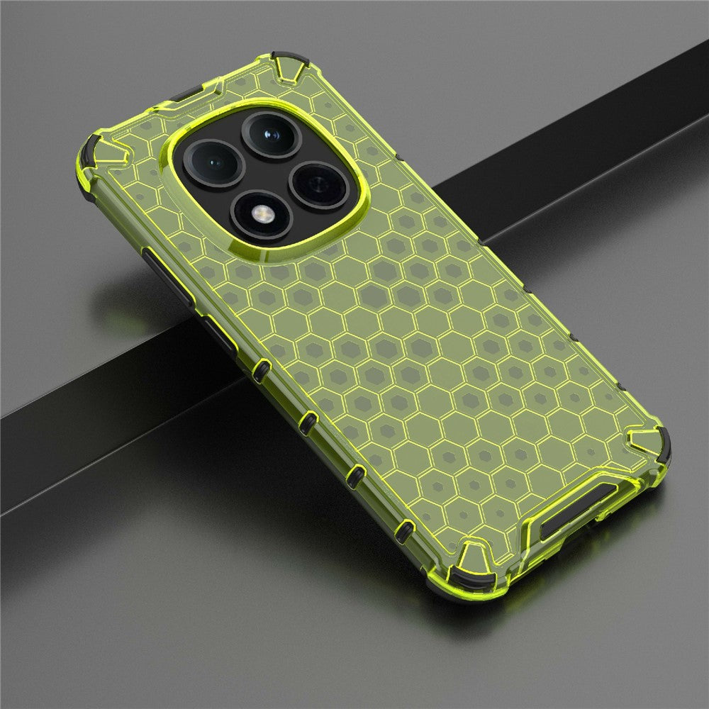 For Xiaomi Redmi Note 15 Pro 5G (Global) Case PC + TPU Phone Cover Honeycomb Shape - Green