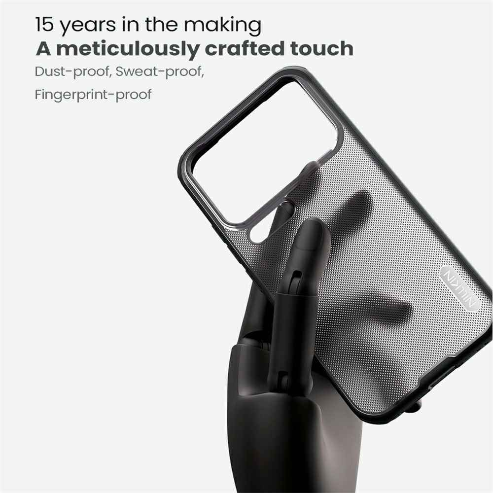 NILLKIN Super Frosted Shield Pro For Xiaomi 17 Pro Case Matte PC TPU Clear Black Phone Back Cover