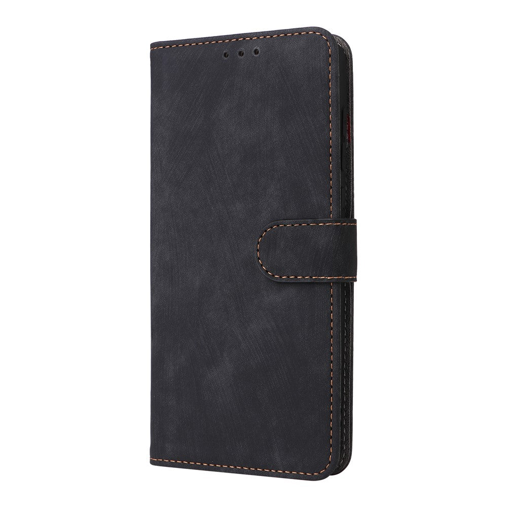 For-Samsung-Galaxy-S26-Edge-Case-Wallet-RFID-Blocking-PU-Leather-Phone-Cover-Stand-with-Strap-Black