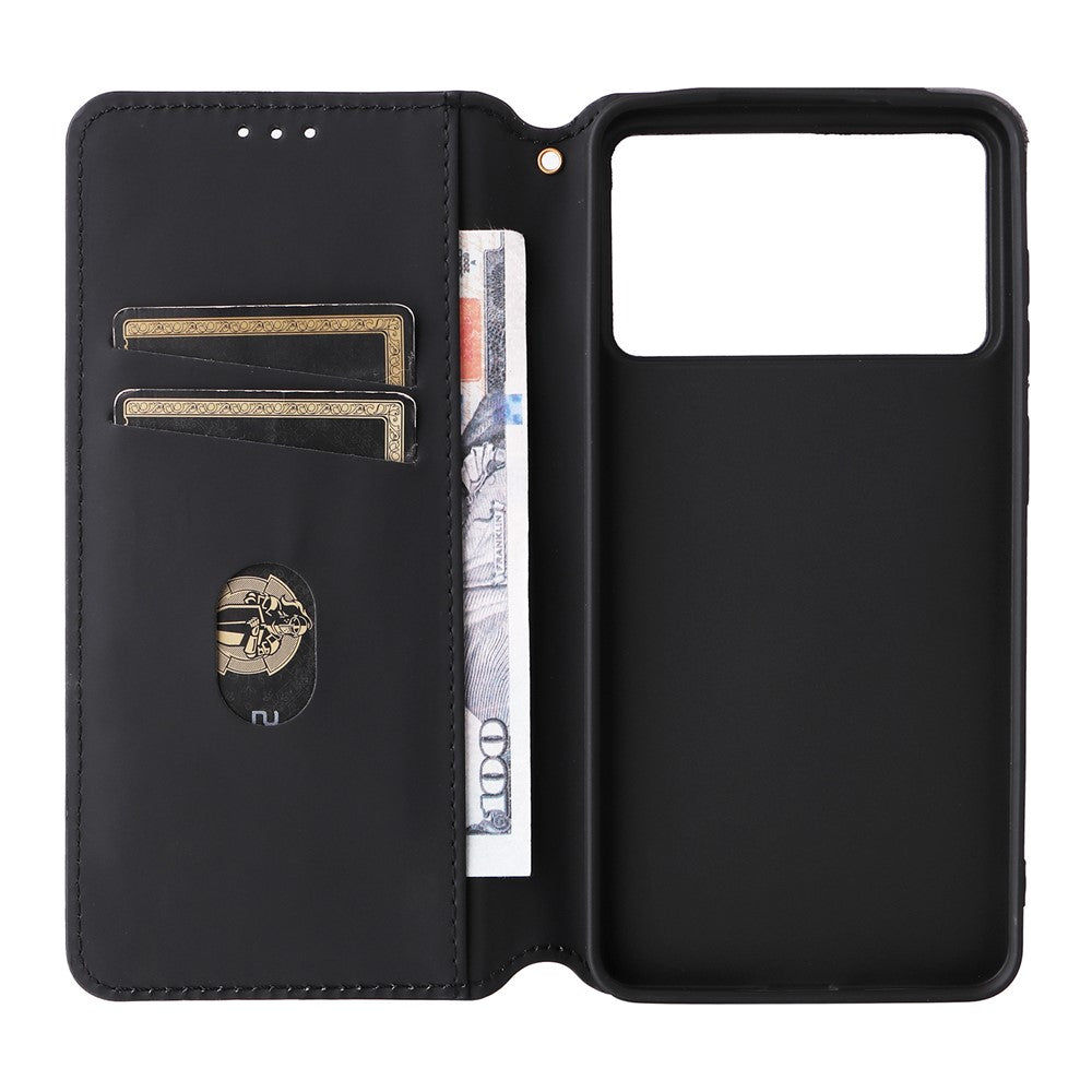 For-Samsung-Galaxy-S26-Edge-Case-Wallet-Rhombus-Imprinted-Leather-Phone-Cover-Brown