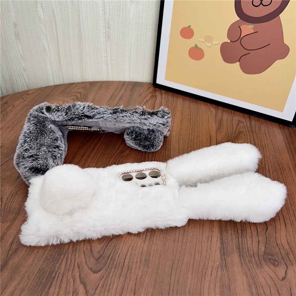 For-Samsung-Galaxy-S26-Ultra-Case-Plush-Cute-Bunny-Winter-Fluffy-TPU-Phone-Cover-Pink