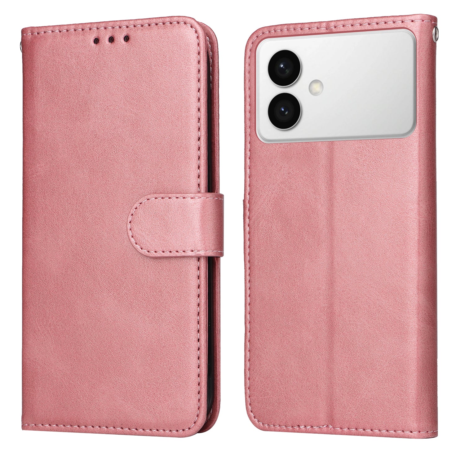 For-Samsung-Galaxy-S26-Edge-Case-Wallet-PU-Leather-Folio-Flip-Phone-Cover-Pink