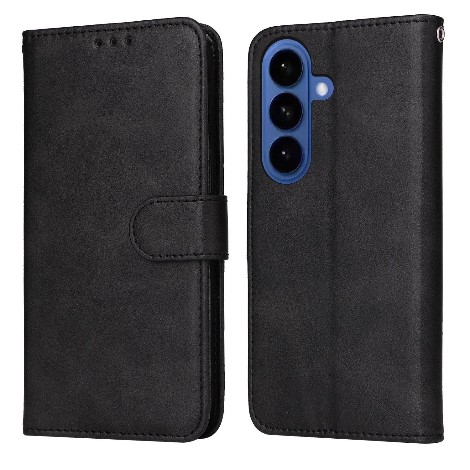 For-Samsung-Galaxy-S26-/-S26-Pro-Case-Wallet-PU-Leather-Folio-Flip-Phone-Cover-Black