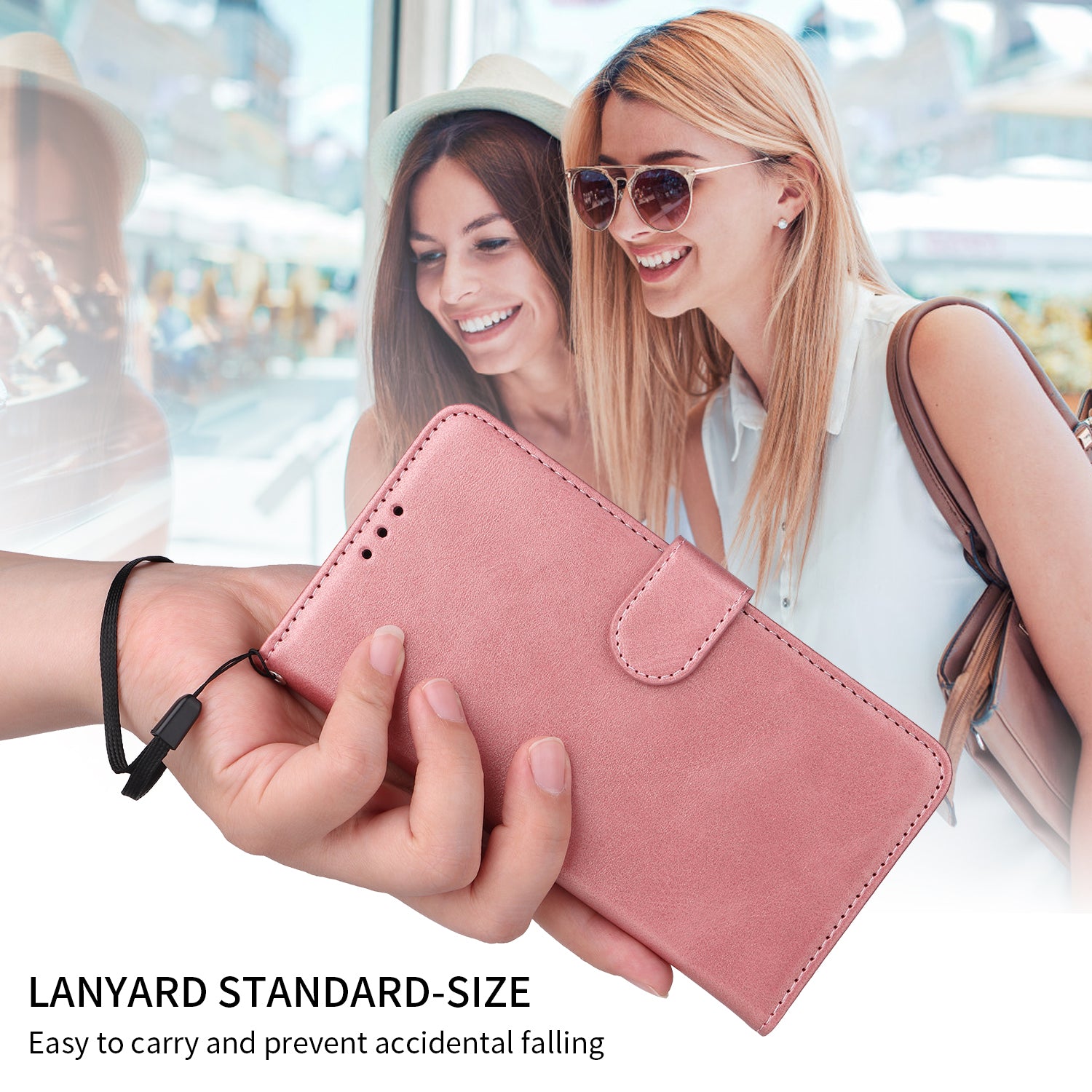 For-Samsung-Galaxy-S26-/-S26-Pro-Case-Wallet-PU-Leather-Folio-Flip-Phone-Cover-Pink