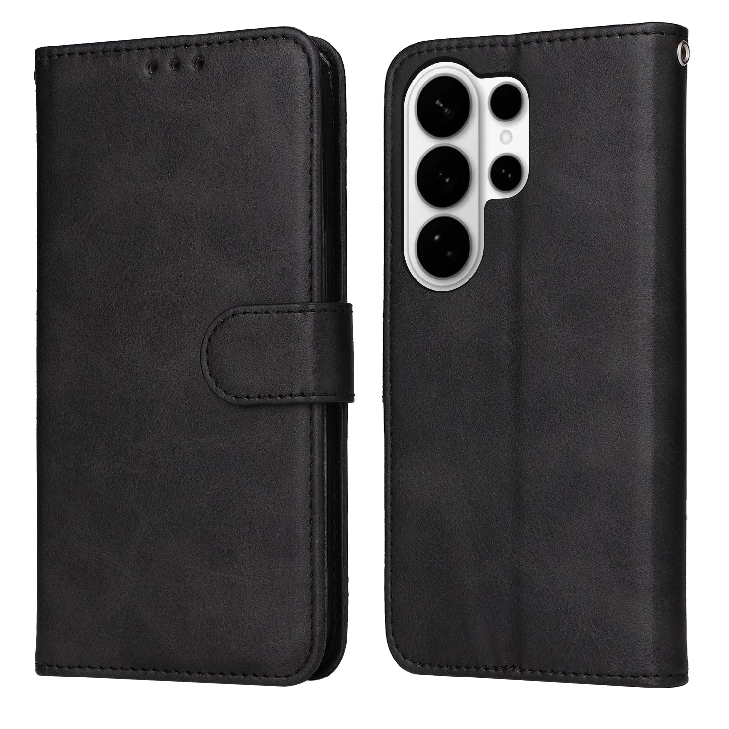 For-Samsung-Galaxy-S26-Ultra-Case-Wallet-PU-Leather-Folio-Flip-Phone-Cover-Black