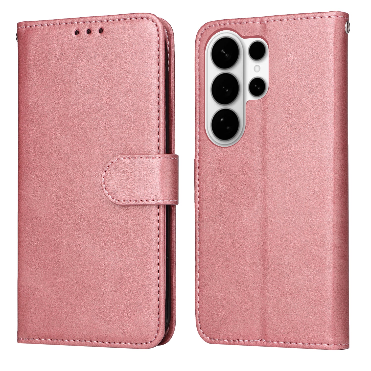 For-Samsung-Galaxy-S26-Ultra-Case-Wallet-PU-Leather-Folio-Flip-Phone-Cover-Pink