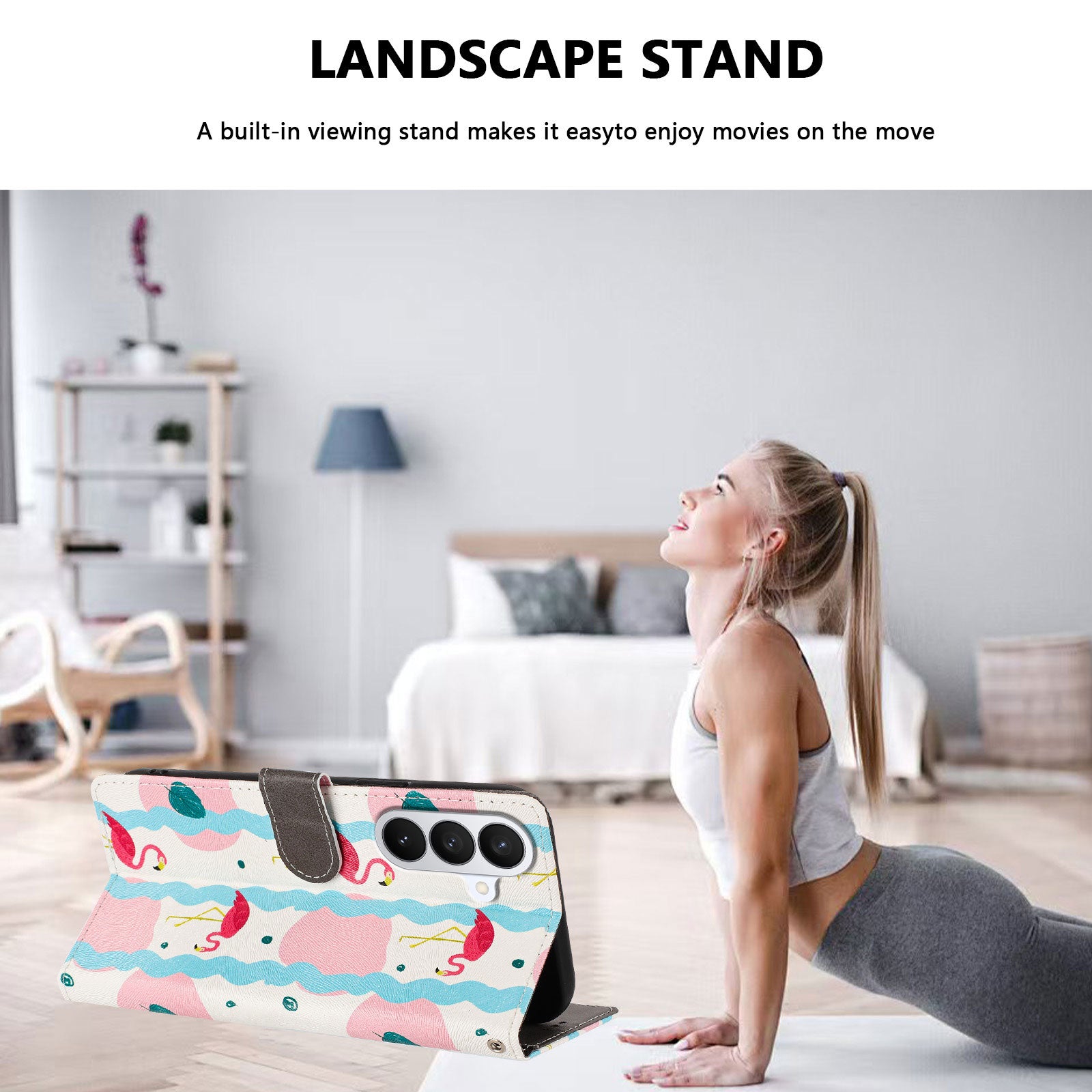 For-Samsung-Galaxy-S26-/-S26-Pro-Case-Pattern-Print-PU-Leather-Wallet-Phone-Cover-with-Wrist-Strap-Birds