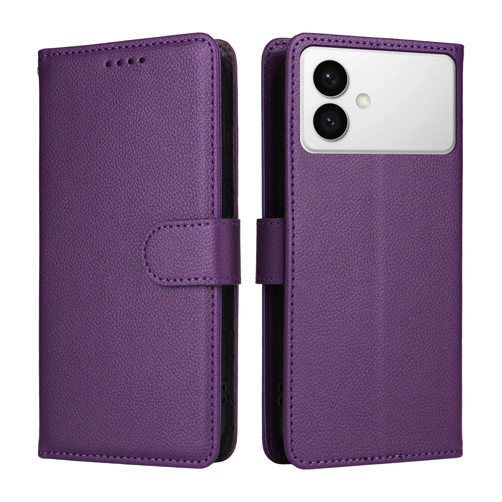 For-Samsung-Galaxy-S26-Edge-Case-RFID-Blocking-3-Card-Slots-PU-Leather-Phone-Cover-with-Wrist-Strap-Purple