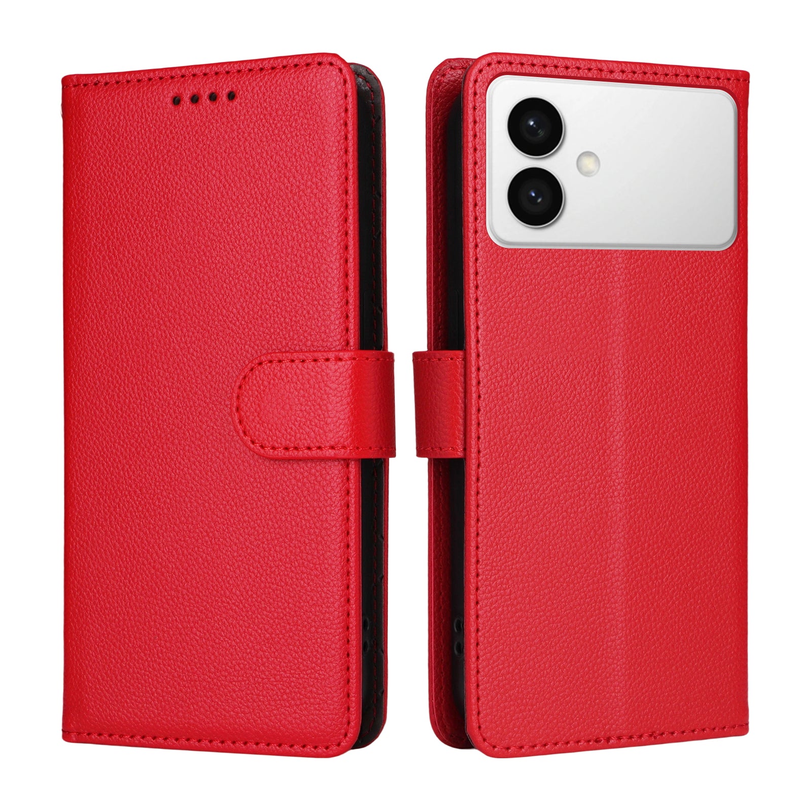 For-Samsung-Galaxy-S26-Edge-Case-RFID-Blocking-3-Card-Slots-PU-Leather-Phone-Cover-with-Wrist-Strap-Red