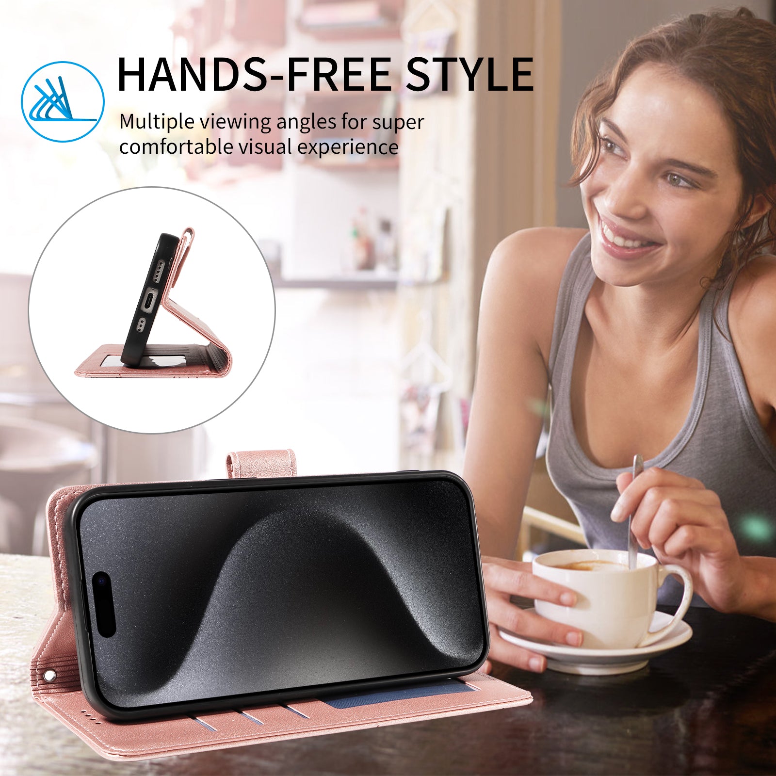 For-Samsung-Galaxy-S26-Edge-Case-RFID-Blocking-Imprinted-Dog-Pattern-PU-Leather-Phone-Cover-with-Wrist-Strap-Pink