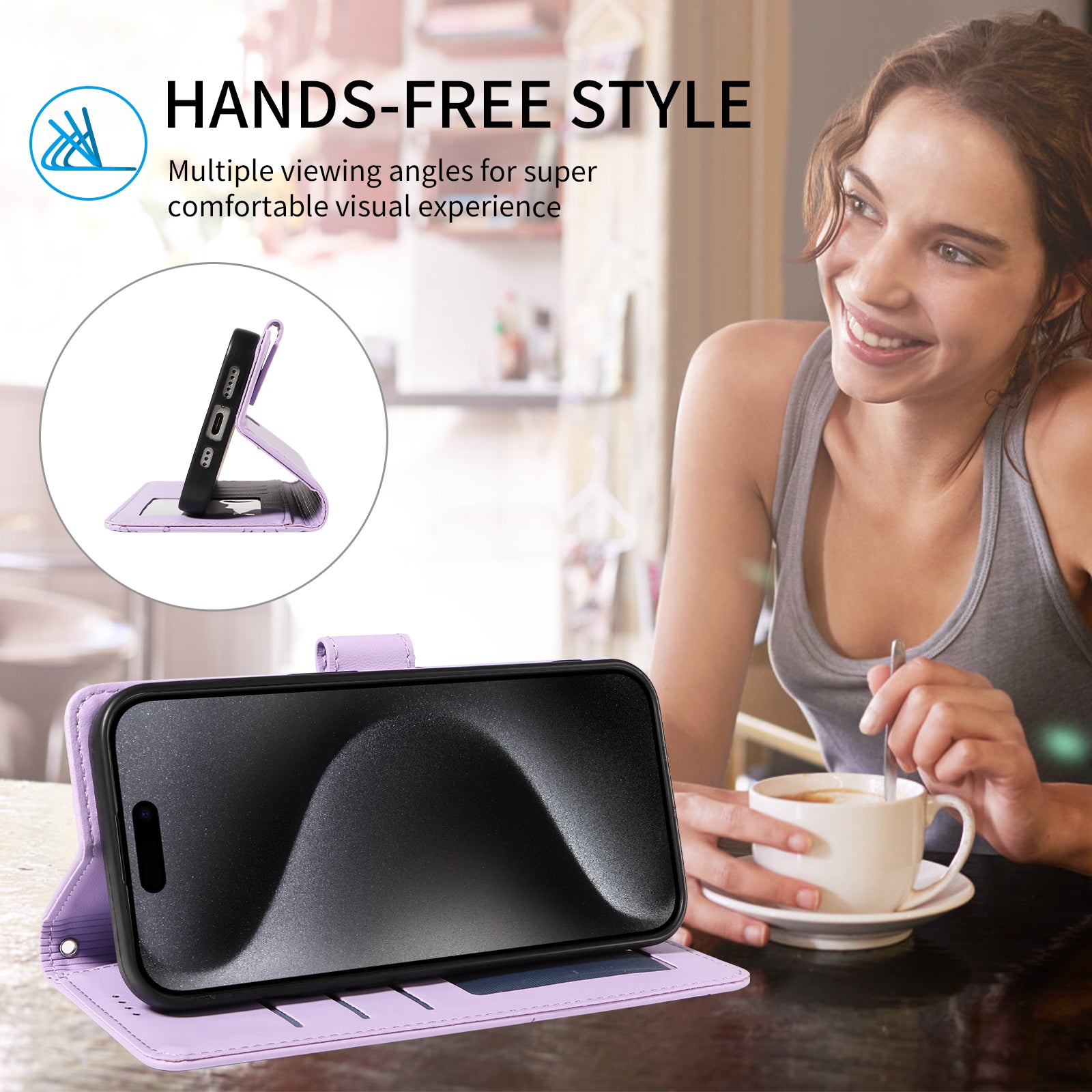 For-Samsung-Galaxy-S26-Ultra-Case-RFID-Blocking-Imprinted-Dog-Pattern-PU-Leather-Phone-Cover-with-Wrist-Strap-Purple