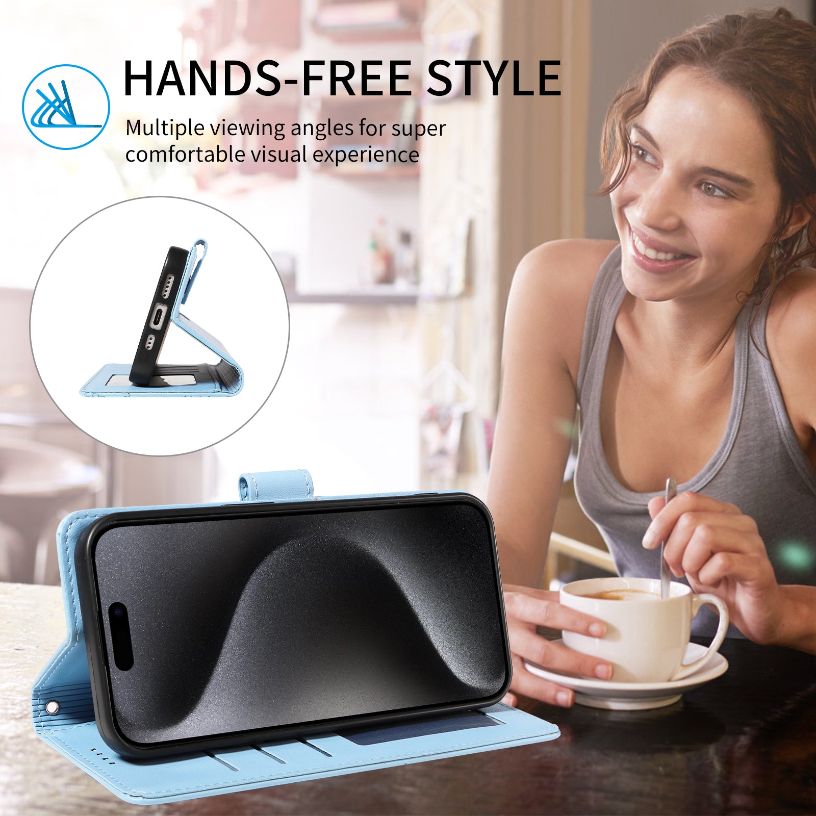 For-Samsung-Galaxy-S26-Ultra-Case-RFID-Blocking-Imprinted-Dog-Pattern-PU-Leather-Phone-Cover-with-Wrist-Strap-Blue